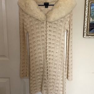 Beautiful long off-white sweater